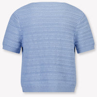 Chloe Kinder Meisjes T-Shirt In Licht Blauw