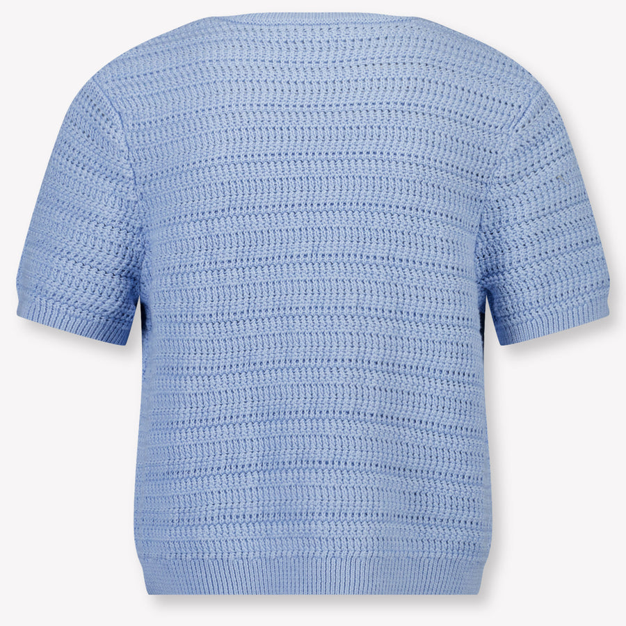 Chloe Kinder Meisjes T-Shirt In Licht Blauw
