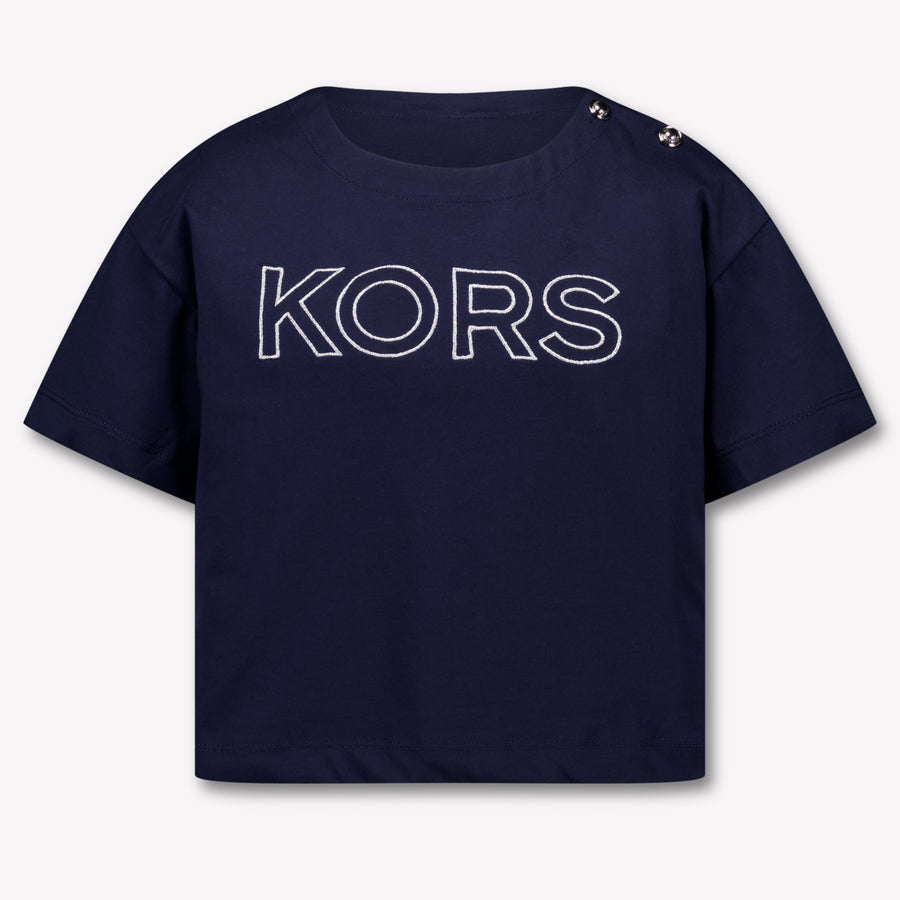 Michael Kors Kinder Meisjes T-Shirt In Navy