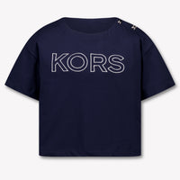 Michael Kors Kinder Meisjes T-Shirt In Navy
