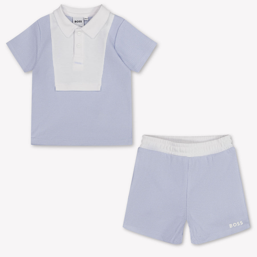 Boss Baby Jongens Setje In Licht Blauw