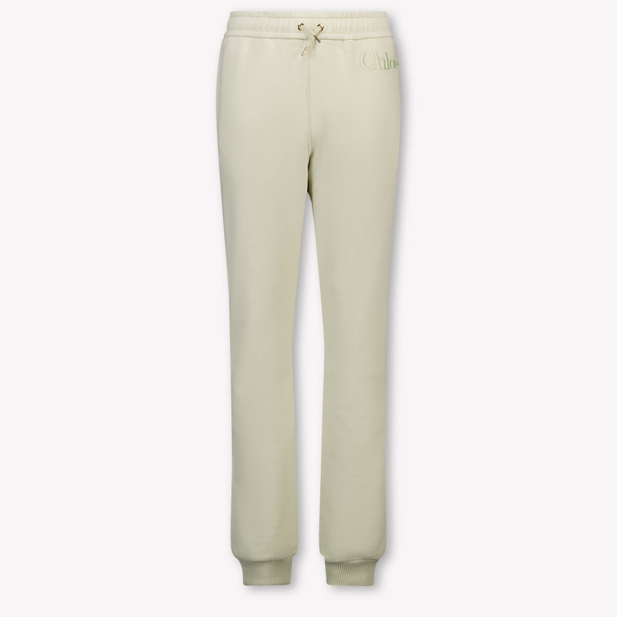 Chloe Kids Girls Pants In Beige