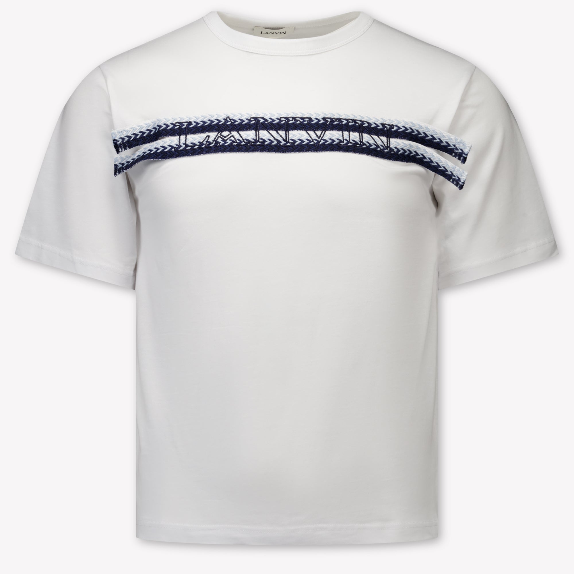 Lanvin Kinder Jongens T-Shirt In Wit
