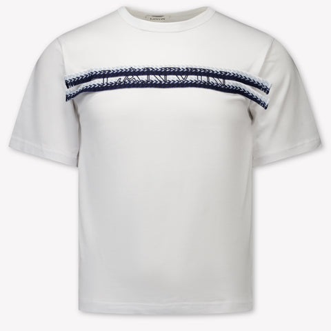 Lanvin Kinder Jongens T-Shirt In Wit