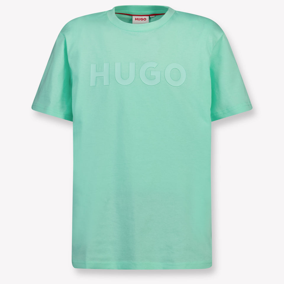 HUGO Kinder Jongens T-Shirt In Mint