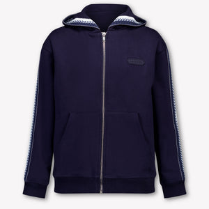 Lanvin Kids Boys Cardigan In Navy