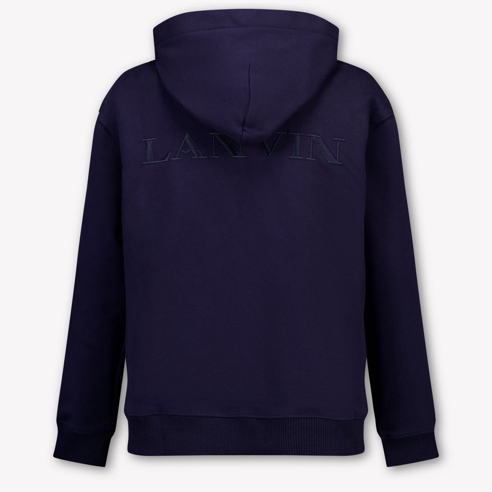 Lanvin Kids Boys Cardigan In Navy