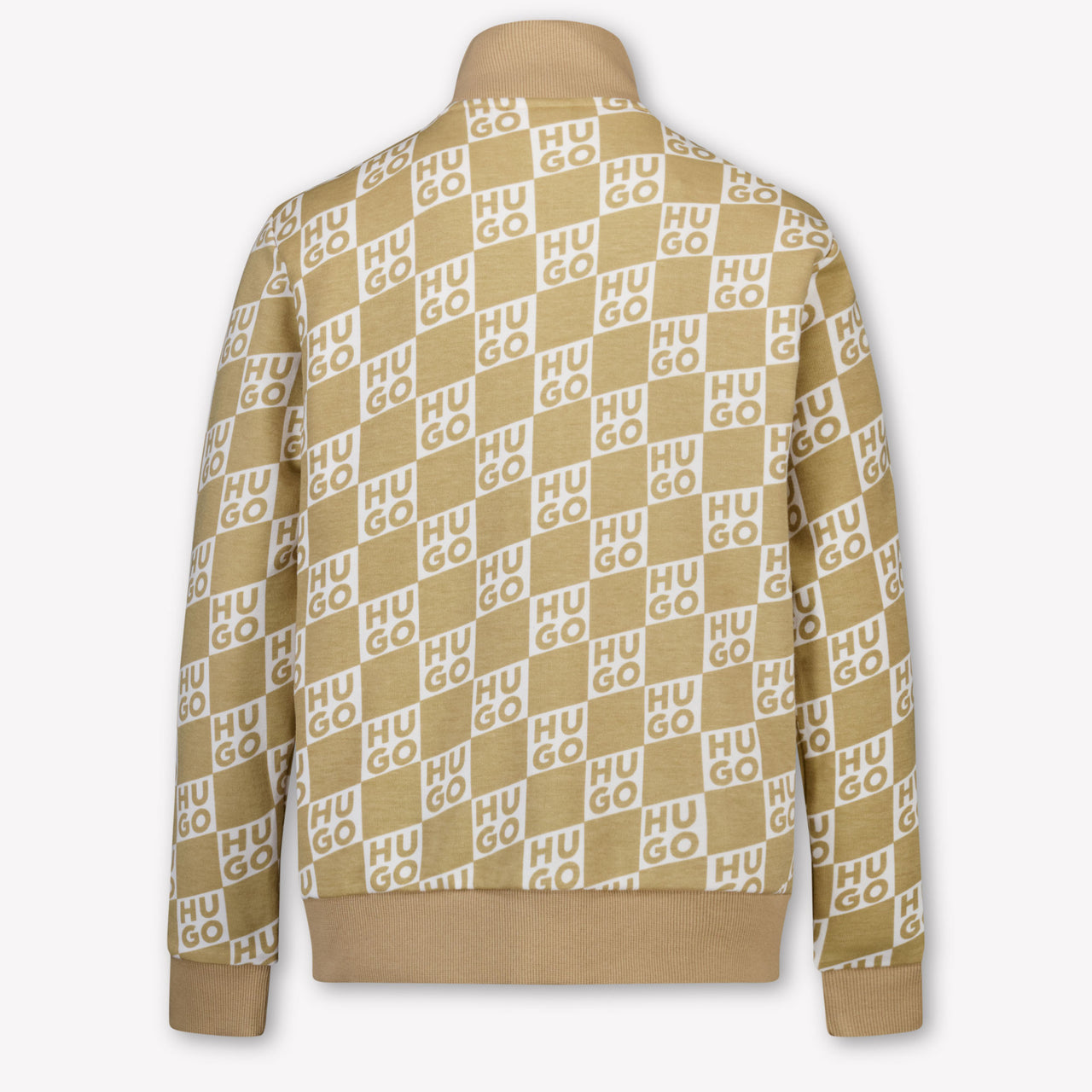 HUGO Kids Boys Cardigan In Beige
