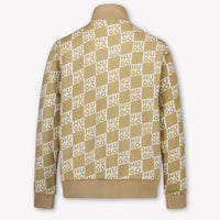 HUGO Kids Boys Cardigan In Beige