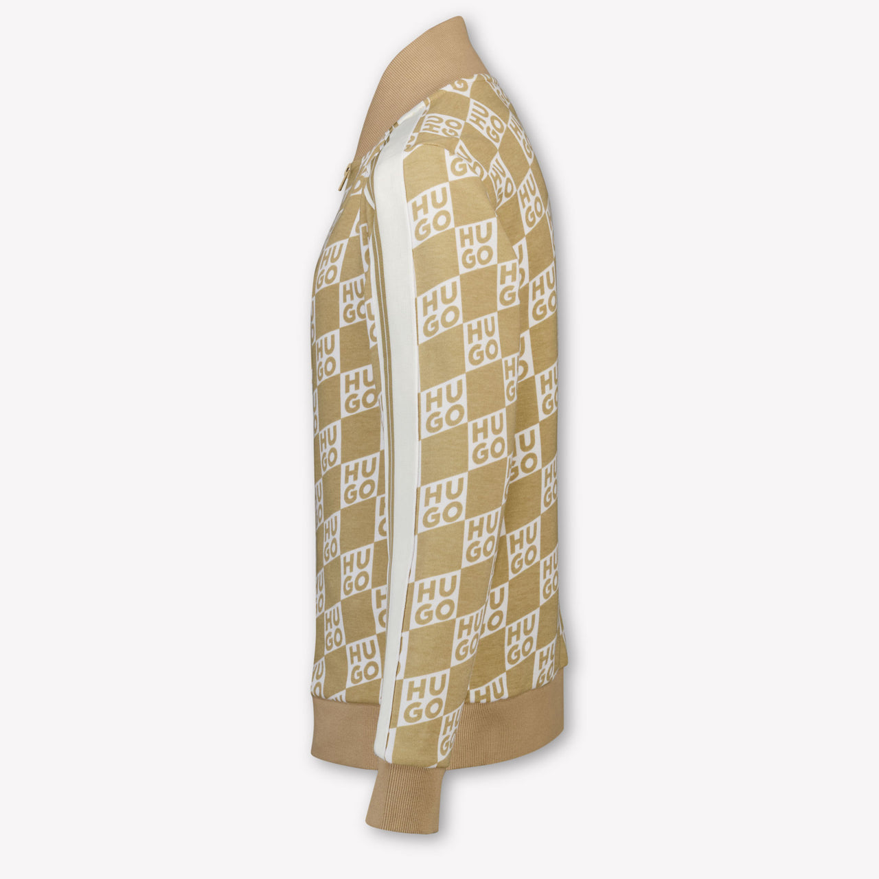 HUGO Kids Boys Cardigan In Beige