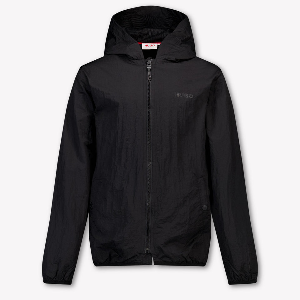 HUGO Kids Boys Summer jacket In Black
