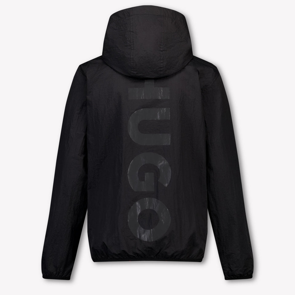 HUGO Kids Boys Summer jacket In Black
