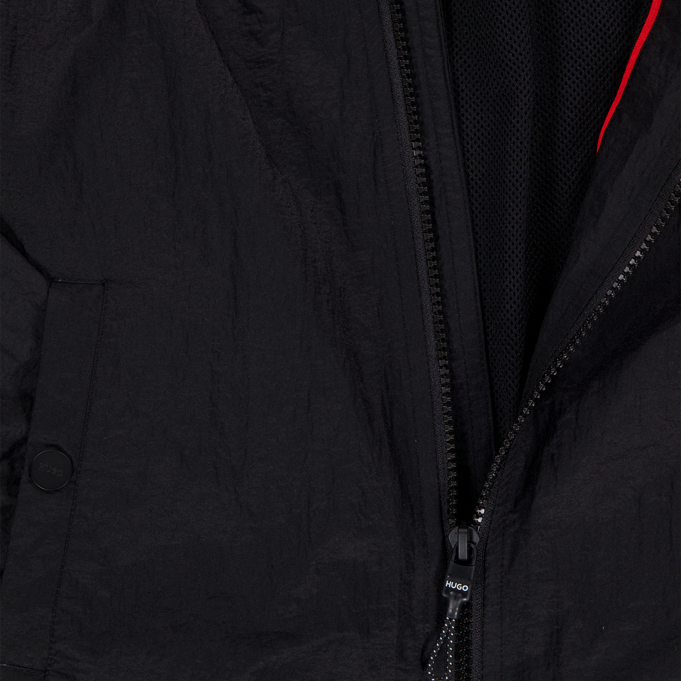 HUGO Kids Boys Summer jacket In Black