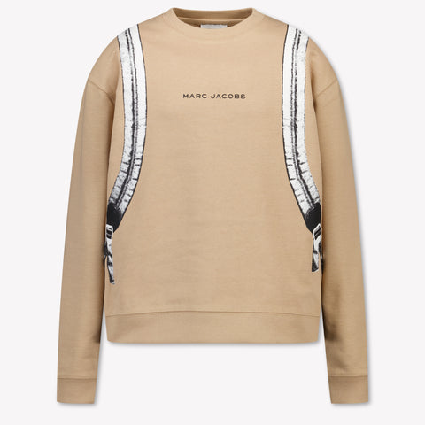 Marc Jacobs Kids Boys Sweater In Beige