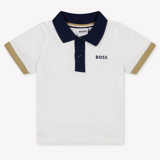 Boss Baby Boys Polo In White