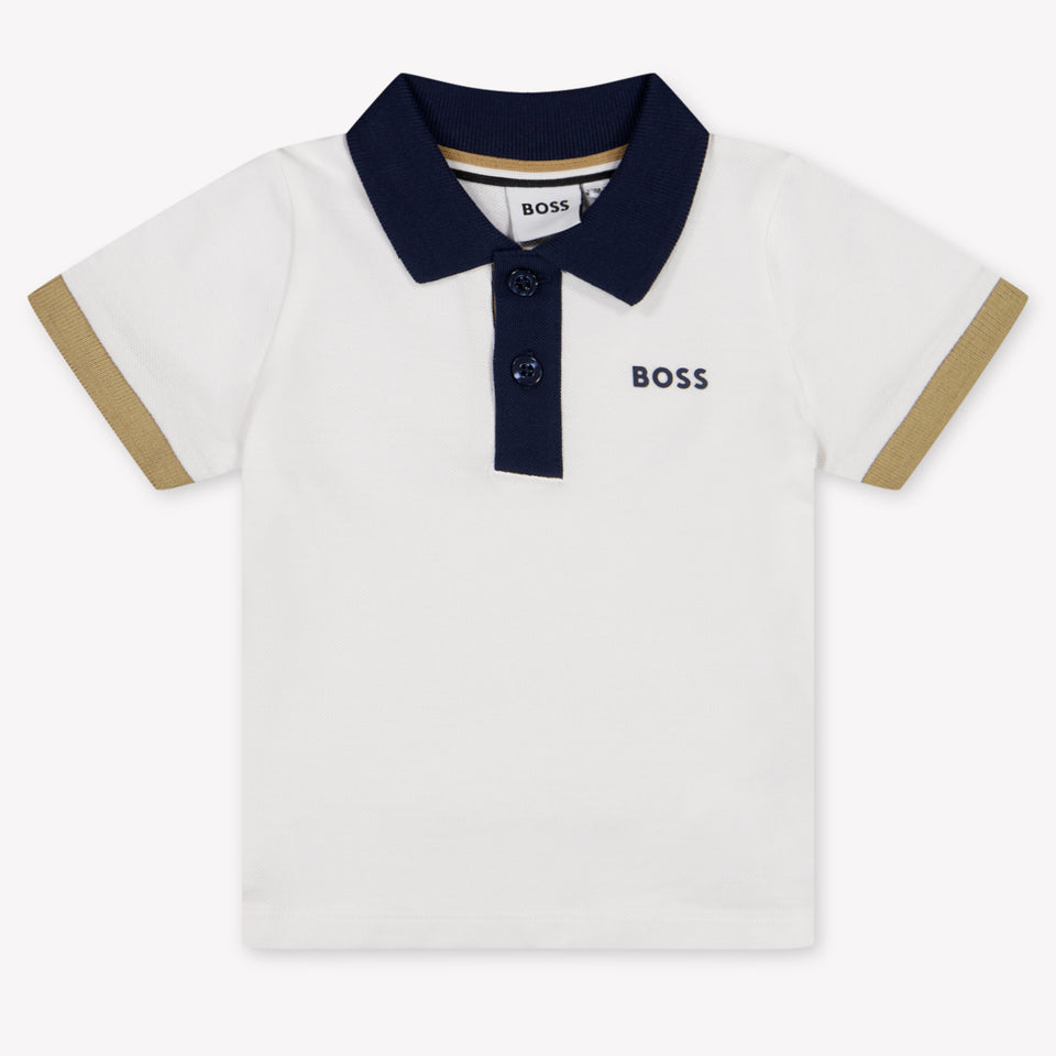 Boss Baby Boys Polo In White