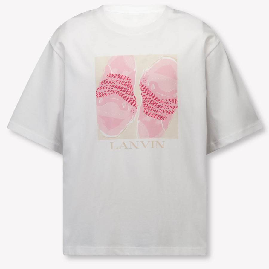 Lanvin Girls T-Shirt in White