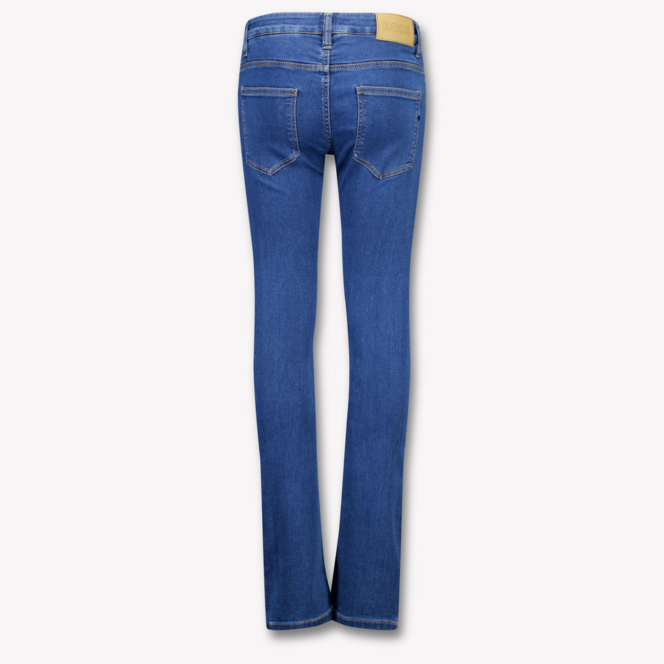 Boss Kinder Jongens Jeans In Blauw