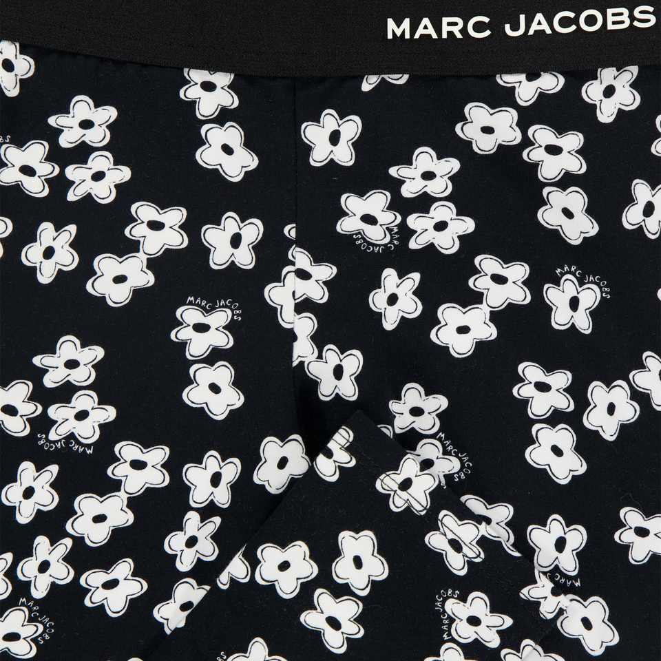 Marc Jacobs Kids Girls Leggings In Black