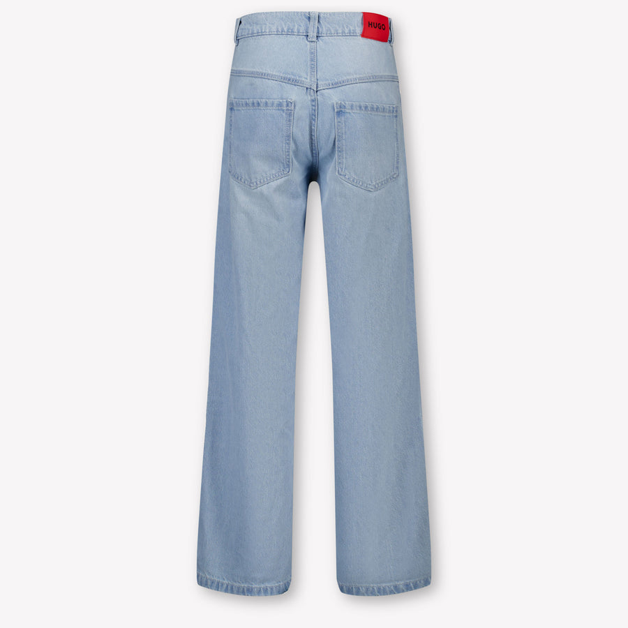 HUGO Kinder Jongens Jeans In Licht Blauw