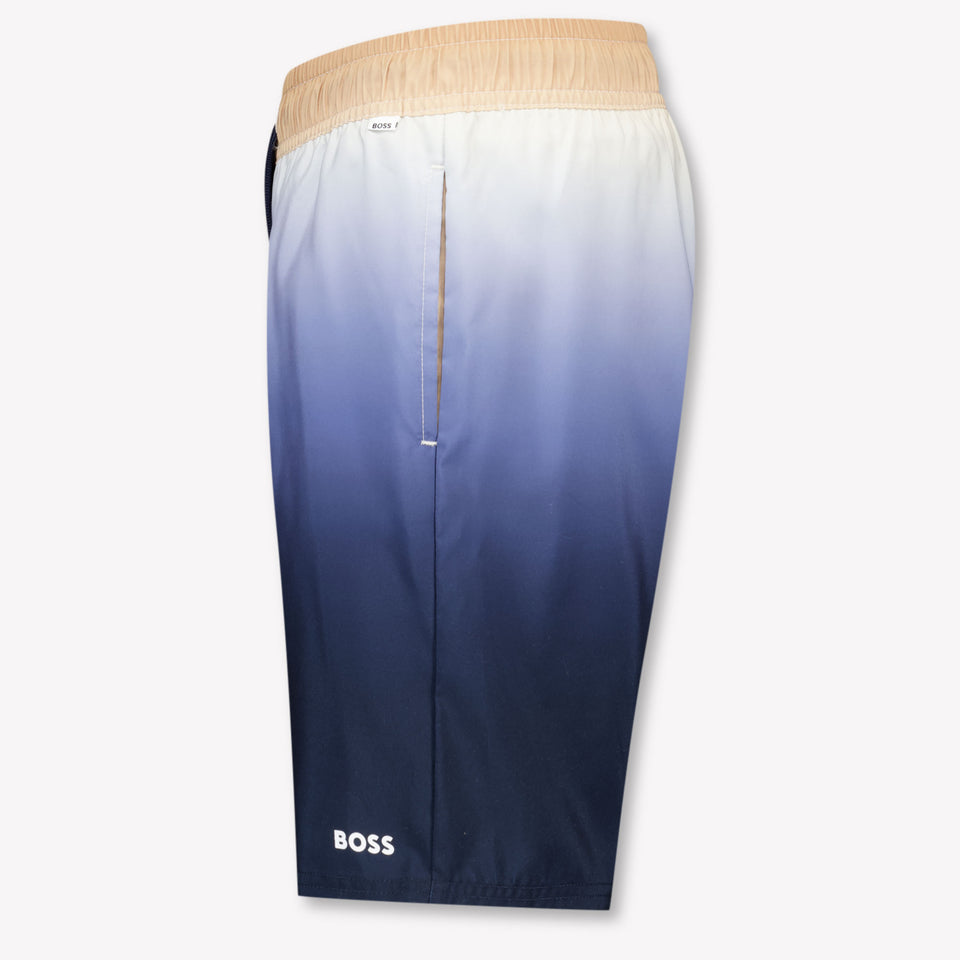 Boss Kinder Jongens Zwemkleding In Blauw