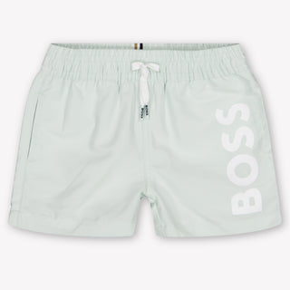 Boss Baby Boys Swimwear In Mint