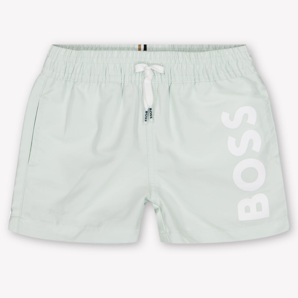 Boss Baby Boys Swimwear In Mint