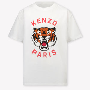 Kenzo Kids Kinder Jongens T-Shirt In Wit