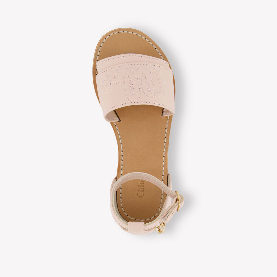 Chloe Meisjes Sandalen In Licht Roze