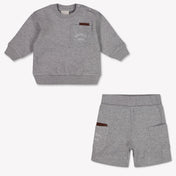 Givenchy Baby Boys Set In Gray