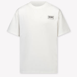 Kenzo Kids Kinder Jongens T-Shirt In Wit