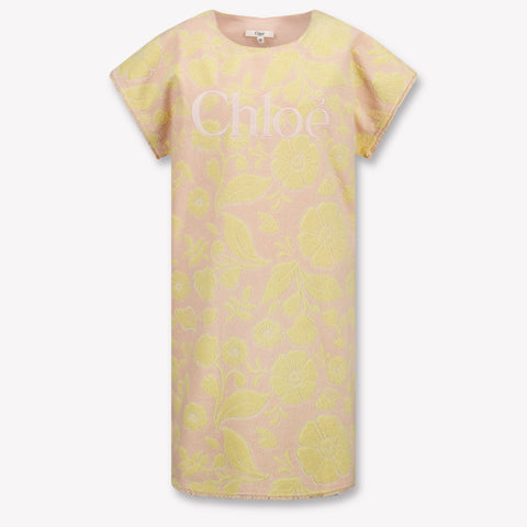 Chloe Kids Girls Dress In Light Pink