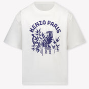 Kenzo Kids Kinder Jongens T-Shirt In Wit