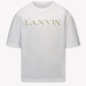 Lanvin Kinder Jongens T-Shirt In Wit