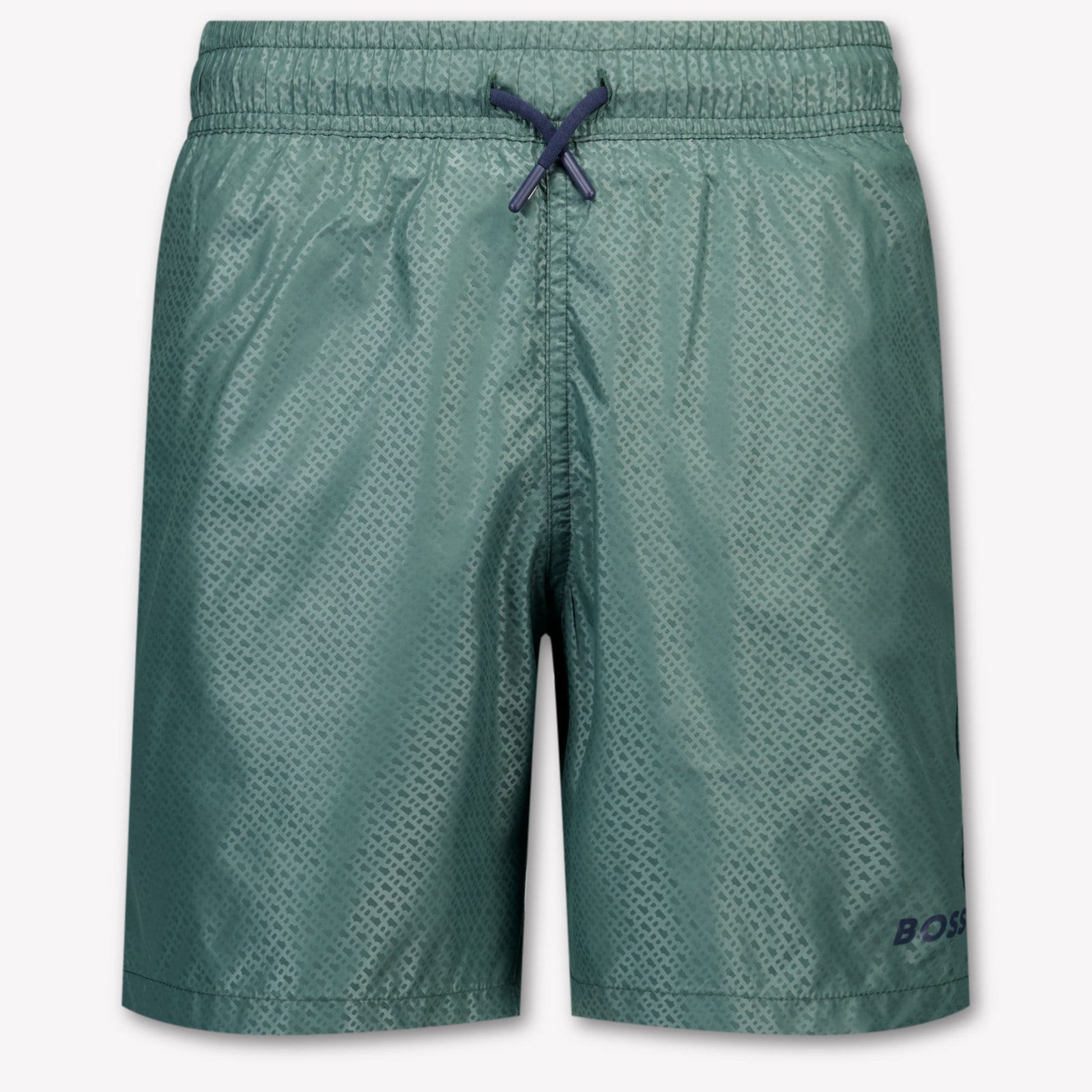 Boss Kids Boys Swimwear In Green