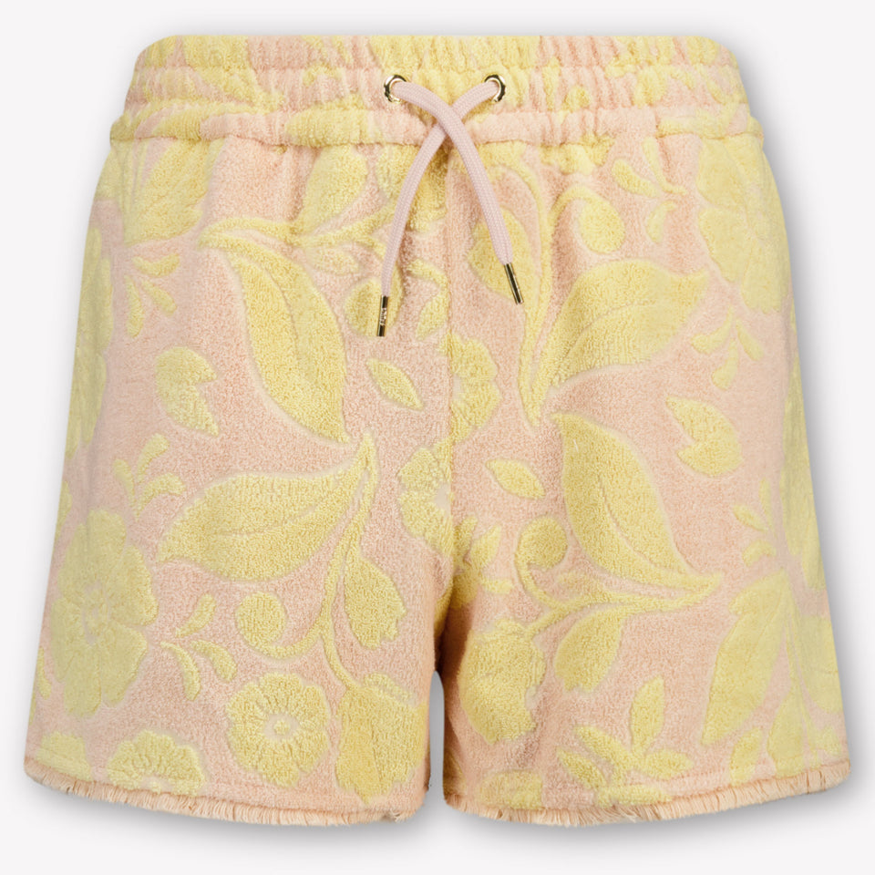 Chloe Kids Girls Shorts In Light Pink