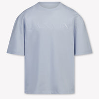 Lanvin Kids Boys T-Shirt In Light Blue