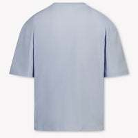 Lanvin Kids Boys T-Shirt In Light Blue
