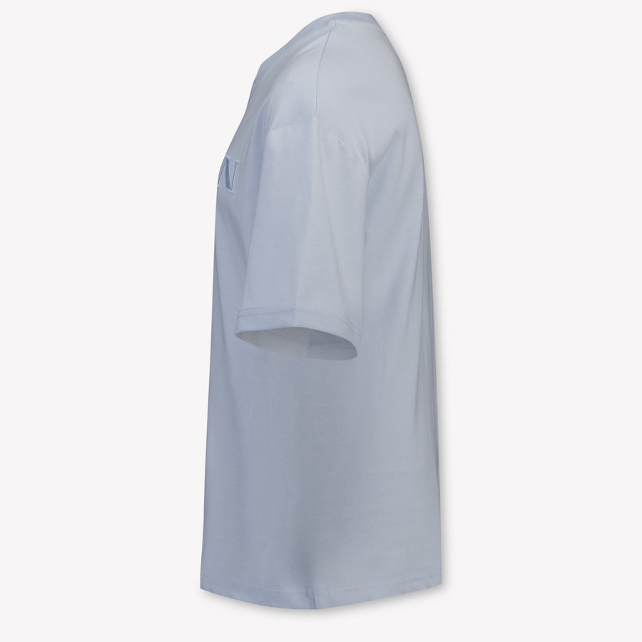Lanvin Kids Boys T-Shirt In Light Blue