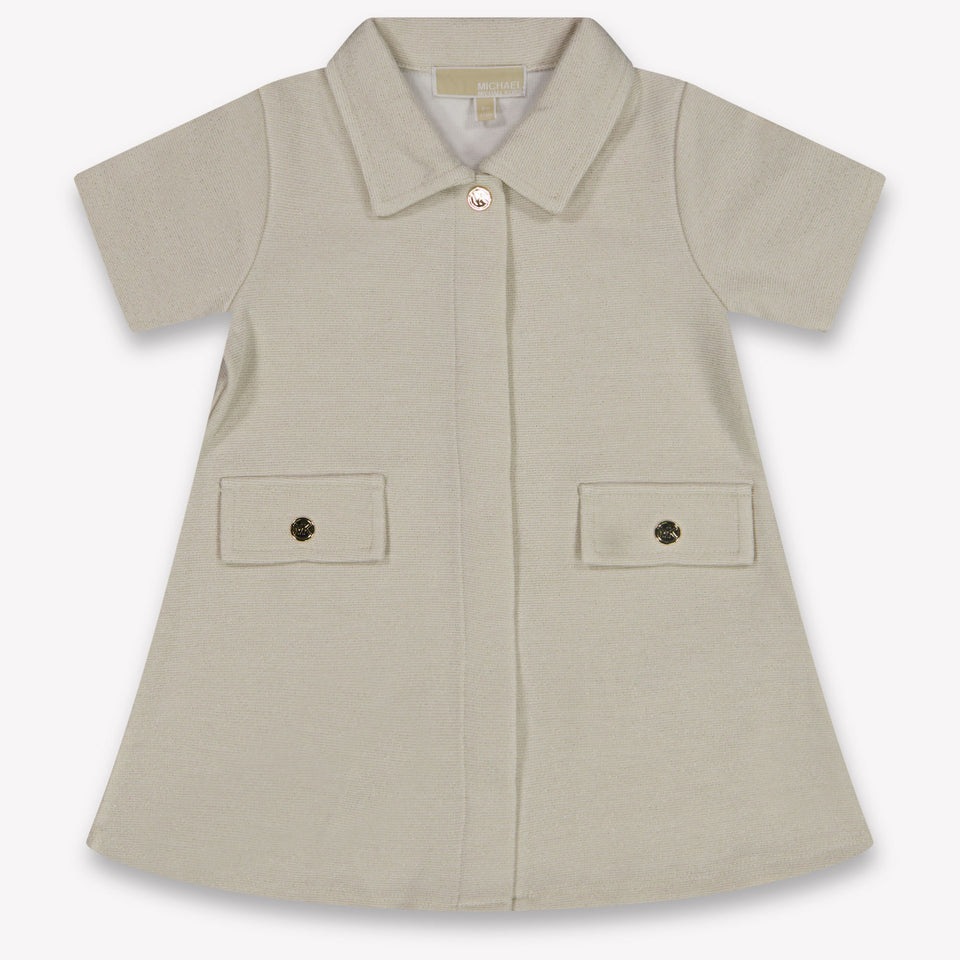Michael Kors Baby Girls Dress In Gold