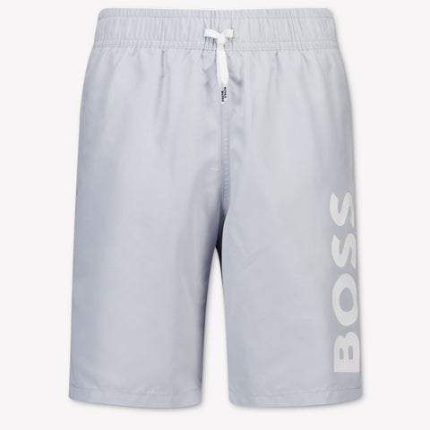 Boss Kinder Jongens Zwemkleding In Licht Blauw