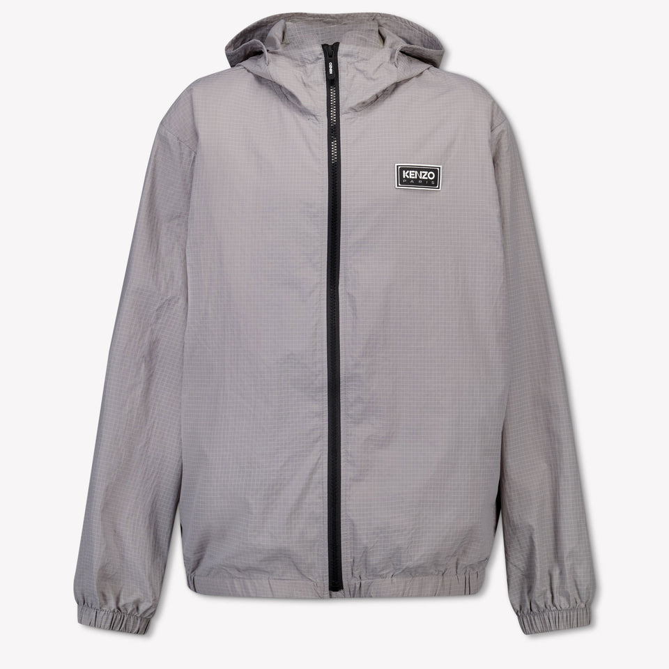 Kenzo Kids Kinder Jongens Zomerjas In Licht Grijs