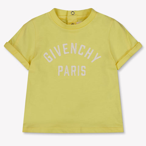 Givenchy Baby Jongens T-Shirt In Geel