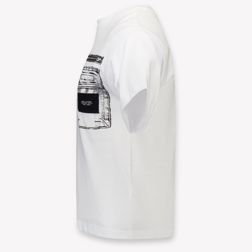 Marc Jacobs Kinder Jongens T-Shirt In Wit