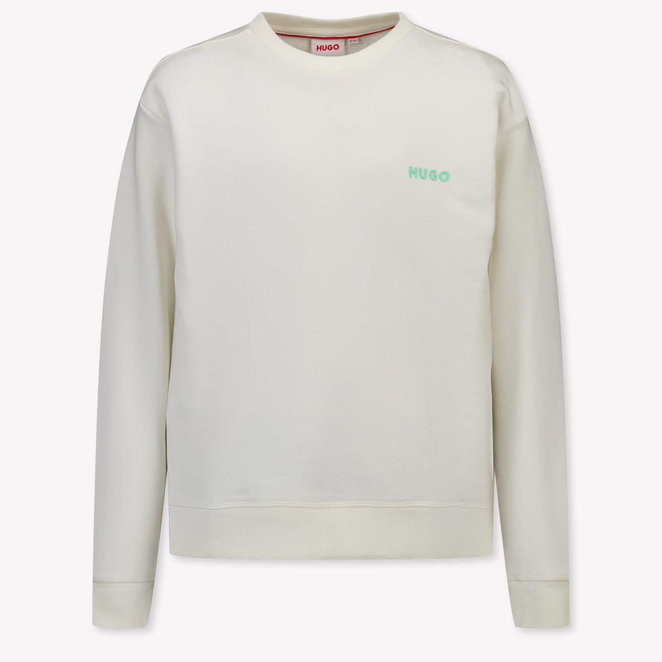 HUGO Kinder Jongens Trui In Licht Beige