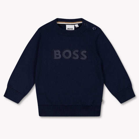 Boss Baby Boys Sweater In Navy