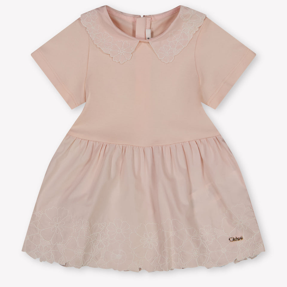 Chloe Baby Meisjes Jurk In Licht Roze