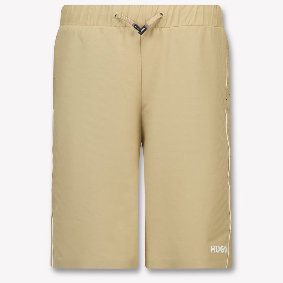 HUGO Kids Boys Shorts In Beige