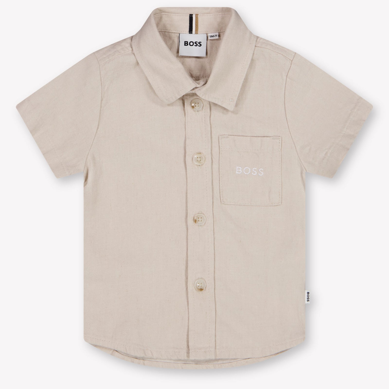 Boss Baby Jongens Blouse In Licht Beige