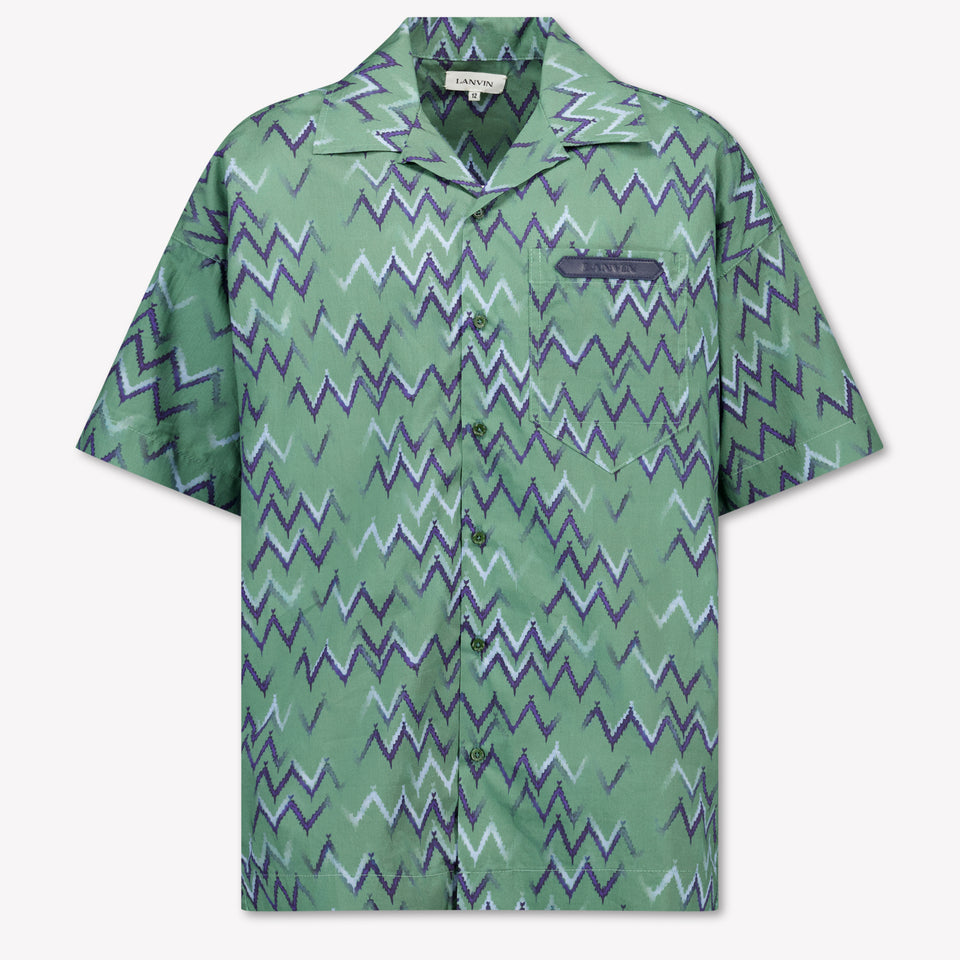 Lanvin Kids Boys Blouse In Green